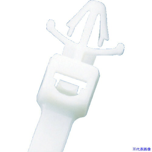 ■PANDUIT 押し込みタイプナイロン結束バンドナチュラル 幅4.8×長さ132(500本入) PLWP1SBD(4383672)|ファーストFACTORY