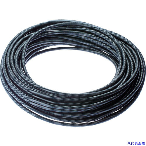 ■PANDUIT コルゲートチューブ ポリエチレン スリット付き黒 内径23.2mm 30.48m CLT100FC20(4401433)