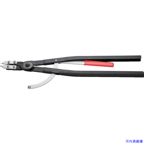 ■KNIPEX 穴用スナップリングプライヤー 122-300mm 4410J5(4467965)