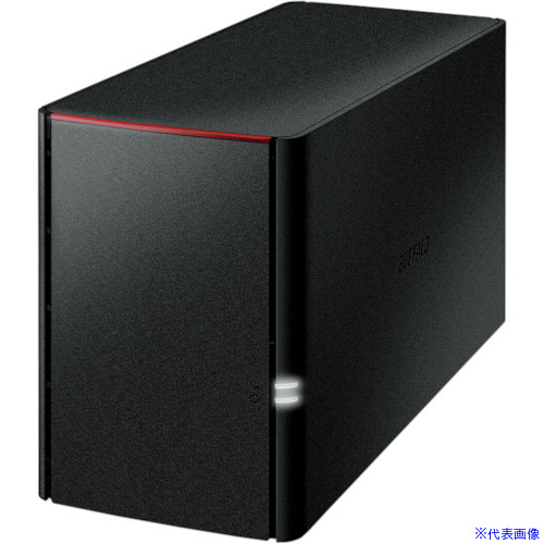 ■BUFFALO リンクステーション RAID機能搭載 ネットワーク対応HDD 2TB LS220D0202G(4525606)[送料別途お見積り][法人限定][掲外取寄]