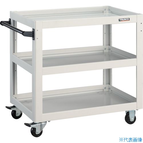 ■TRUSCO ツールワゴン ドルフィン 750X500 ホワイト DLWS773W(4547837)