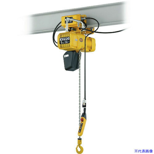 ■KITO 電気チェーンブロック キトーエクセル 2速インバータ標準速 電気トロリ結合式 500kg×4m ER2M005ISIS(4579763)[送料別途お見積り][法人限定][直送]