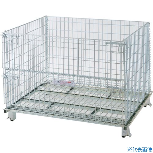 ■テイモー ボックスパレット標準型 1000×1200×890 1000kg 1012L(4623665)[法人・事業所限定][直送元]