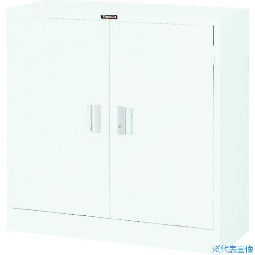 ■TRUSCO スタンダード書庫(D380) 両開 880XH880 W色 W303(4627458)[法人限定][直送元]｜ファーストFACTORY
