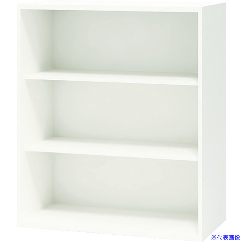 ■NAIKI 収納庫 CW型 オープン書庫 899×450×1050 CW0911NW(4630939)[送料別途お見積り][法人限定][直送]