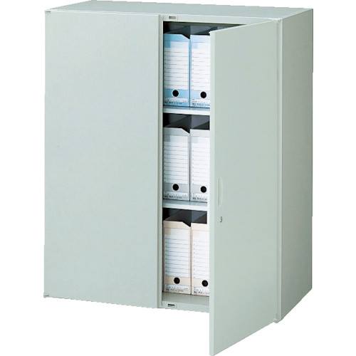 ■NAIKI 収納庫 NWS型 両開き書庫 W899×D400×H1050 NWS0911KAW(4632621)[送料別途お見積り][法人限定][外直送]