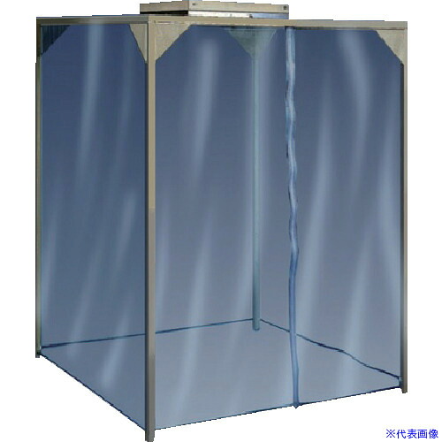 ■日本無機 簡易クリーンブース 清浄度クラス100～1000(Fed/Std) 消費電力(W)136(50HZ)/128(60HZ) PFB15152L1(4634349)[送料別途お見積り][法人限定][直送]