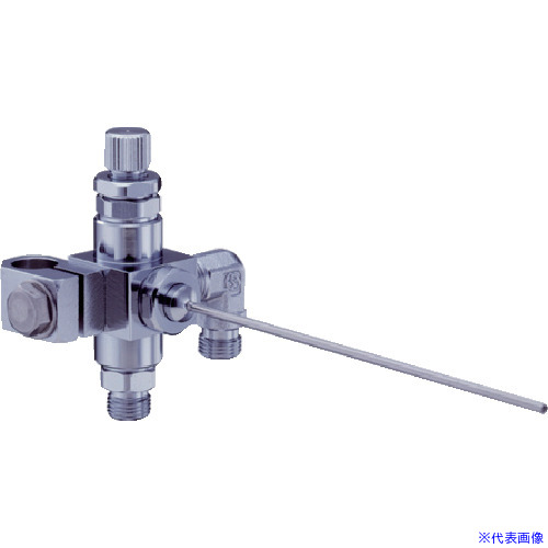 ■扶桑 ルミナ自動スプレーガンHM−3L(丸吹き φ0.7x100L針ノズル型) HM3L(4647611)|ファーストFACTORY