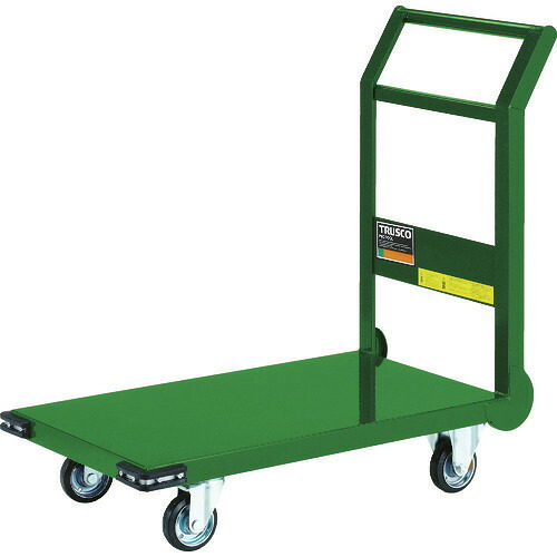 ■TRUSCO 鋼鉄製運搬車 導電性 800X450 GN SH3NEGN(4647912)[法人限定][直送元]｜ファーストFACTORY
