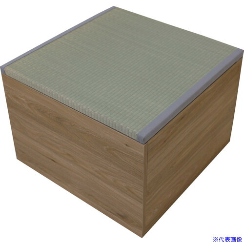 ■大島屋 畳収納ボックス ナチュラル ハイタイプ い草 32440(4680145)[法人限定][直送元]｜ファーストFACTORY