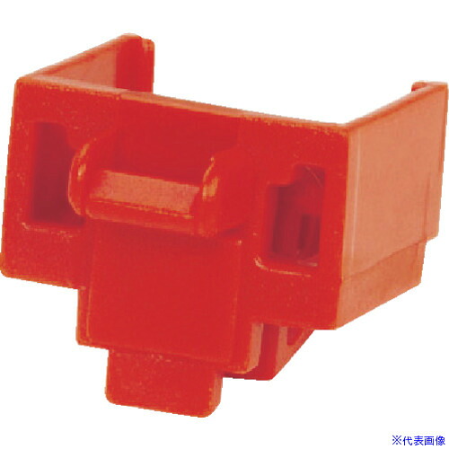 ■PANDUIT モジュラージャックガード 赤 100個入り PSLDCJBC(4695186)|ファーストFACTORY