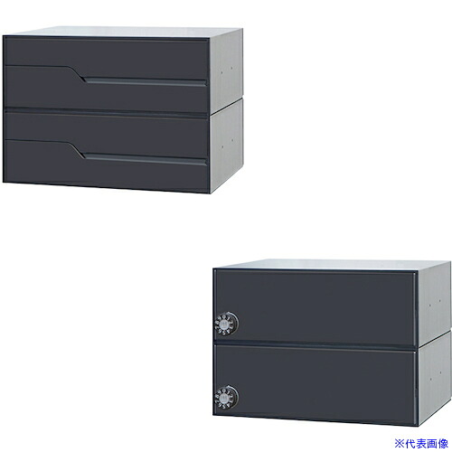 ■田島メタルワーク メイルボックス(前入後出)MX－92－36FBY－2－B MX9236FBY2B(4703547)[送料別途お見積り][法人限定][外直送]