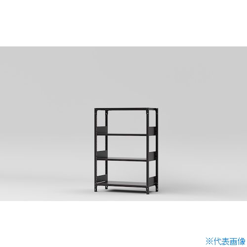 ■金剛 書架RKU 基本 D450天地4段 RKU341454SOT(4721644)[送料別途お見積り][法人限定][直送]