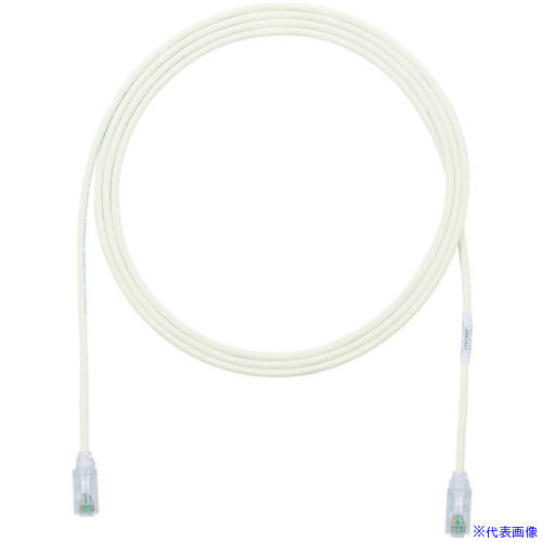 ■PANDUIT カテゴリ6細径パッチコード 30m オフホワイト UTP28SP30M UTP28SP30M(4755235)｜ファーストFACTORY