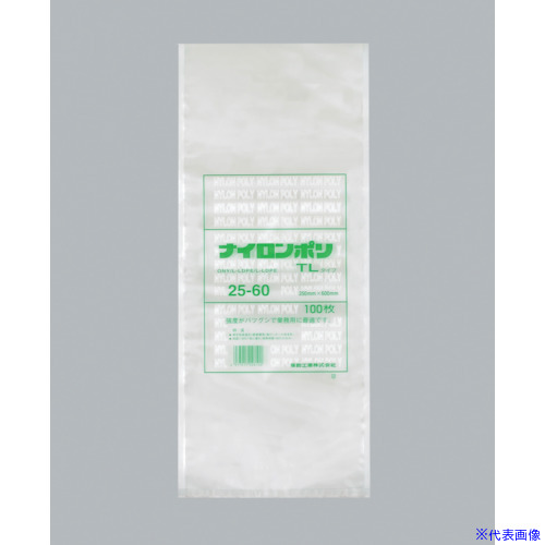 ■福助 ナイロンポリ TLタイプ 25-60 0702528(4771135)×6[送料別途お見積り][法人限定][掲外取寄]