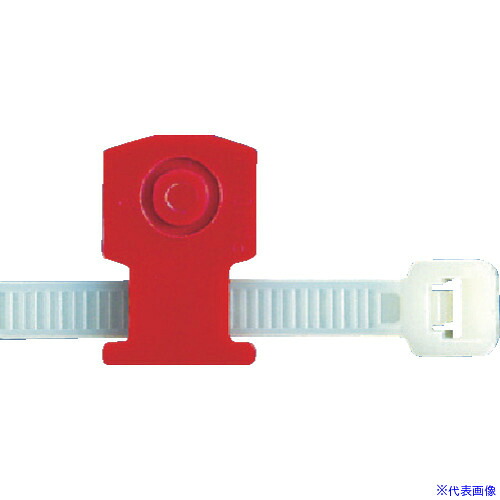 ■PANDUIT リベット式薄型押し込み固定具 赤 (100個入) KIMSH366C2(4774574)&times;10[送料別途お見積り][法人限定][メーカー取寄]｜ファーストFACTORY