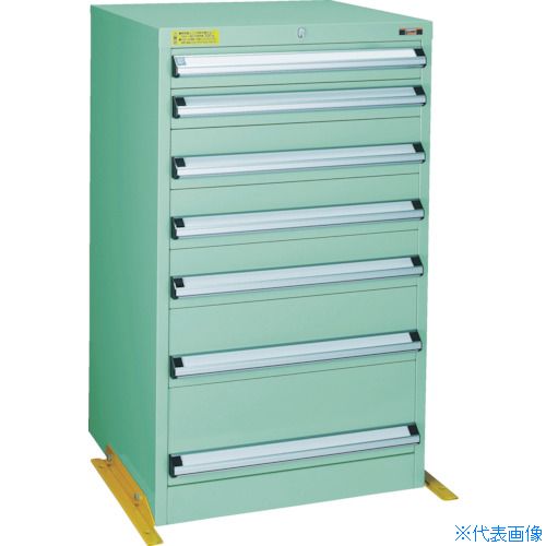 ■TRUSCO VE6S型中量キャビネット 転倒防止金具付 600X550 VE6S1001TK(4790529)[法人限定][直送元]｜ファーストFACTORY