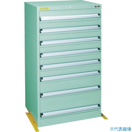 ■TRUSCO VE7S型中量キャビネット 転倒防止金具付 700X550 VE7S1203TK(4791061)[法人限定][直送元]｜ファーストFACTORY