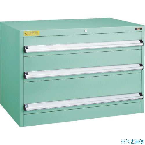 ■TRUSCO VE9S型中量キャビネット 880X550XH600 引出3段 VE9S603(4791550)[法人限定][直送元]