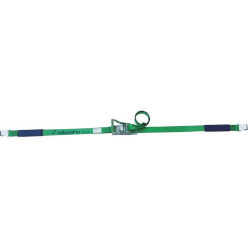 ■allsafe ベルト荷締機 ラチェット式フラットフック仕様(重荷重) R5FH15(4795245)
