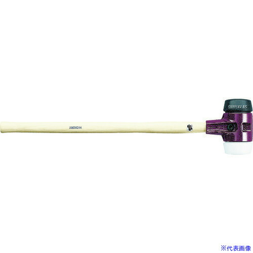 ■HALDER シンプレックススレッジハンマー ゴム(黒)ポリエチレン(白)頭径8 3027.081(4817761)