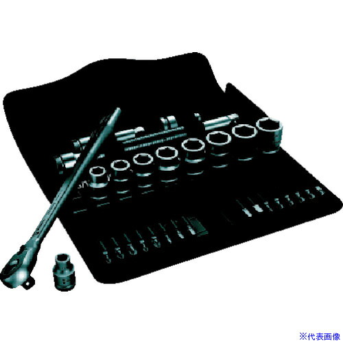 ■Wera(ヴェラ) ソケットレンチセット 8100SB11 サイクロップラチェット「メタル」セット 3/8 インチサイズ 004051(4838378)|ファーストFACTORY