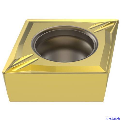 ■セコ 旋削ISOポジインサート(超硬/サーメット) CP500 CCGT120408LUX(CP500)(4842144)×10[送料別途お見積り][法人限定][掲外取寄]