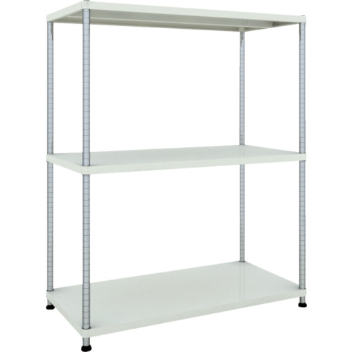 ■TRUSCO スチールラック フェニックスラック 1200X600 3段 W色 抗菌粉体塗装 PER5463W(4845099)[法人限定][直送元]