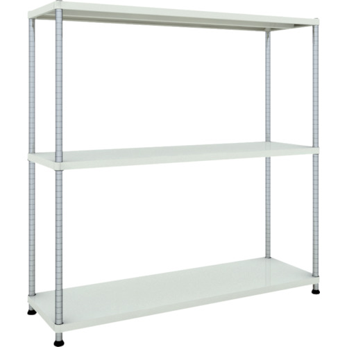 ■TRUSCO スチールラック フェニックスラック 1500X450 3段 W色 抗菌粉体塗装 PER5543W(4845137)[法人限定][直送元]