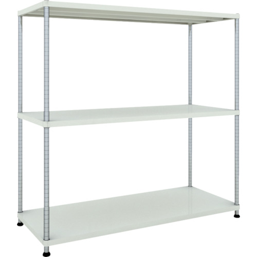 ■TRUSCO スチールラック フェニックスラック 1500X600 3段 W色 抗菌粉体塗装 PER5563W(4845170)[法人限定][直送元]