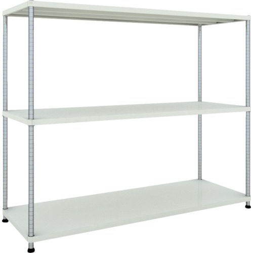 ■TRUSCO スチールラック フェニックスラック 1800X600 3段 W色 抗菌粉体塗装 PER5663W(4845251)[法人限定][直送元]