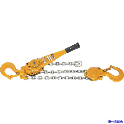 ■KITO レバーブロック L5形 定格荷重6.3t 揚程1.5m 高耐久・高操作性 【選べる定格荷重】 LB063 LB063(4854403)