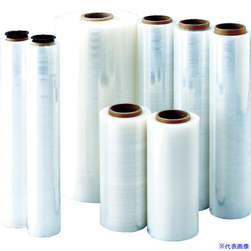 ■FKK ストレッチフィルム 15μ 500mm×300m OSFFK500X300(4867696)×6|ファーストFACTORY