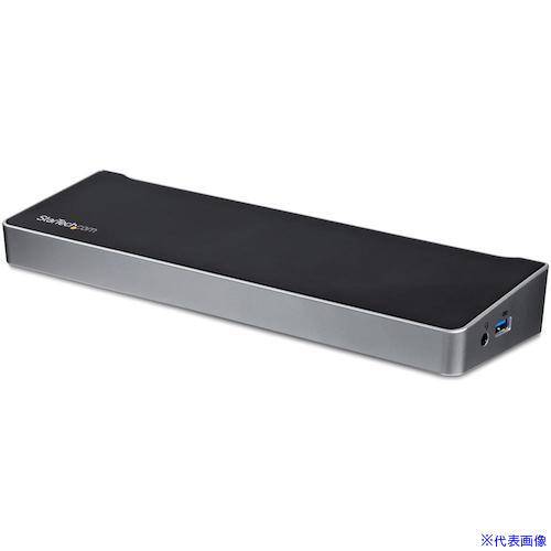 ■StarTech ドック/USB&minus;A/3画面 /4K30Hz 1x HDMI + 2x DP/5x USB/LAN USB3DOCKH2DP(4892519)[法人限定][外直送元]｜ファーストFACTORY