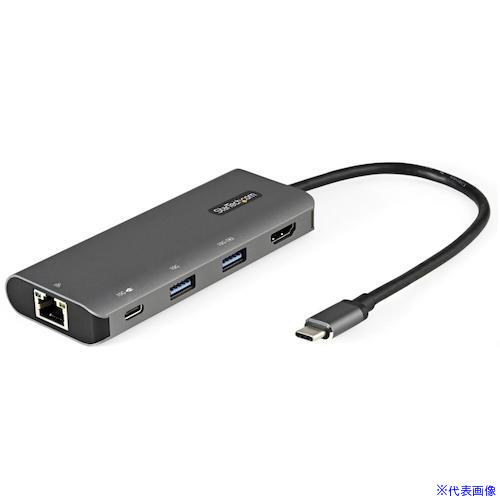 ■StarTech USBマルチハブ/USB&minus;C/4K30Hz HDMI/100WPD/3xUSB/LAN/長尺cbl DKT31CHPDL(4892524)[法人限定][外直送元]｜ファーストFACTORY