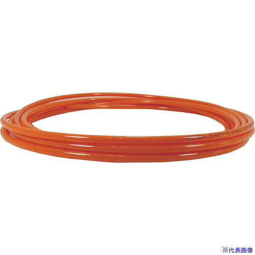 ■チヨダ ポリウレタンチューブ TEタッチチューブ 外径16mm/全長20m オレンジ TE1620OR(4918312)