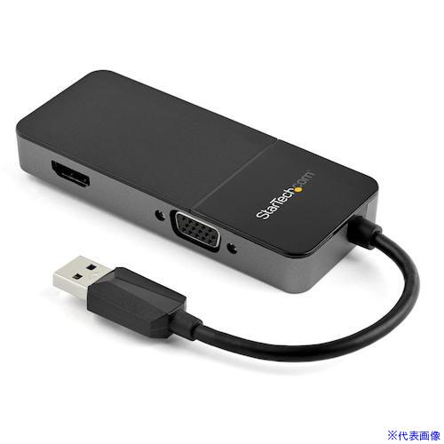 ■StarTech ディスプレイアダプター/USB&minus;A &minus; HDMI, VGA/USB 3.0/Win & Mac USB32HDVGA(4928244)[法人限定][外直送元]｜ファーストFACTORY
