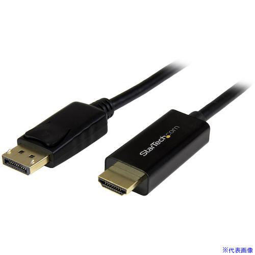 ■StarTech ディスプレイ変換ケーブル/DP 1.2 － HDMI 1.4/5m/4K30Hz/BK DP2HDMM5MB(4929751)