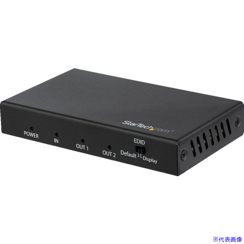 ■StarTech ビデオスプリッター/HDMI/1入力2出力/4K60Hz/EDID/HDCP 2.2 ST122HD202(4975416)