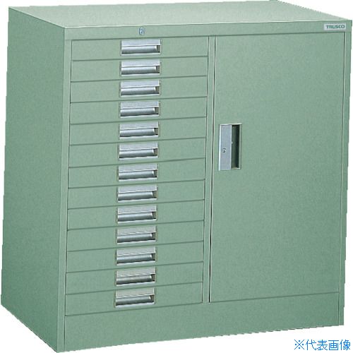 ■TRUSCO WVR型キャビネット コンビ 880X500XH880 引出13段 WVRCB13(5008531)[法人限定][直送元]｜ファーストFACTORY 73,810円