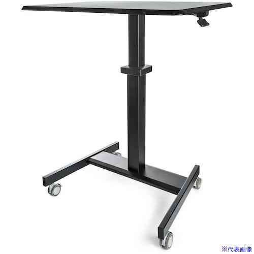■スターテック 昇降デスク/キャスター付き/ワンタッチ高さ調節レバー/耐荷重30kg STSCART2(5026345)[法人・事業所限定][外直送元]