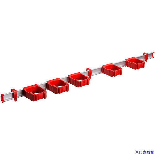 ■ツールフレックス ツールフレックスワン 94cm(レール+ホルダー5個) 赤 TF10117R(5044647)[送料別途見積り][法人・事業所限定][外直送]