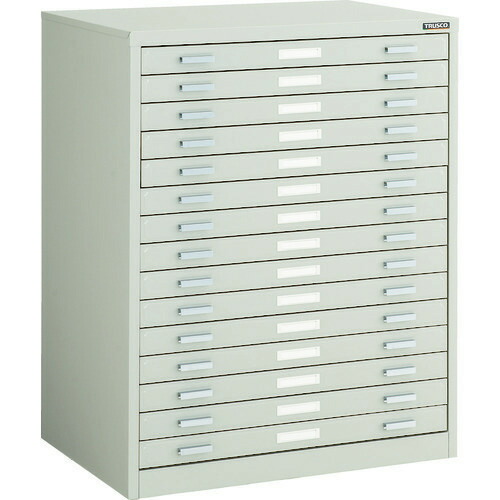 ■TRUSCO マップケース スチール A2X15段 696X480XH880 A21W15(5047668)[法人限定][直送元]