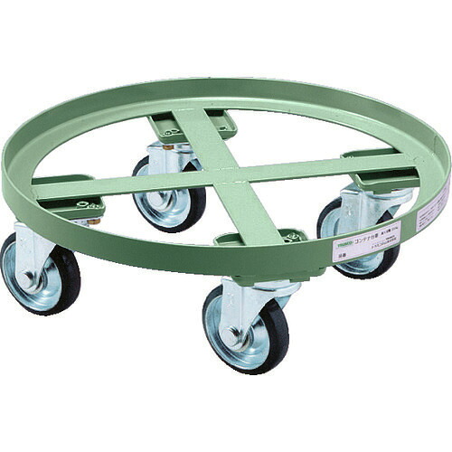 ■TRUSCO 円形台車 全周ガイド型 荷重500kg 台寸Φ610 RC500(5100895)[法人限定][直送元]｜ファーストFACTORY