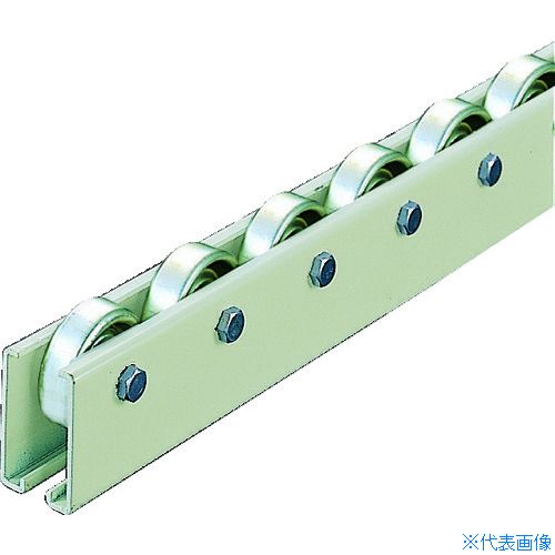 ■TRUSCO ホイールコンベヤ プレス製Φ38X12 P50XL3000 V38S503000(5102626)[送料別途お見積り][法人限定]