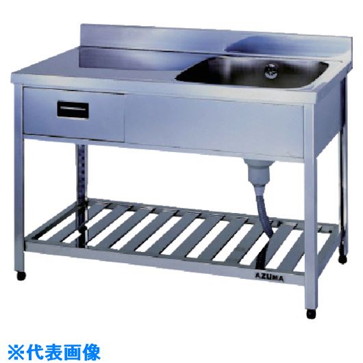 アズマ 引出し付一槽水切シンク左水槽 10 450 800 品番 Kpom1 10 L Tr 送料別途見積り 法人 事業所限定 外直送元 その他 大型等 Islandfavours Com