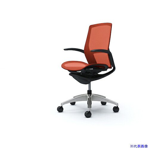 ■OKAMURA フィノラチェア ミドルバック 座メッシュ C741BRF1F8(5128061)[送料別途お見積り][法人限定][外直送]