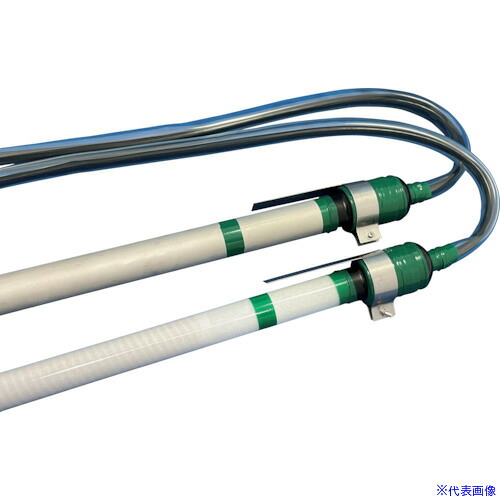 ■加島 薬液用投込みヒータ(石英) φ34×960 200V 3Kw コード1.5M QT349603(5140534)[送料別途お見積り][法人限定][直送] 18,934円