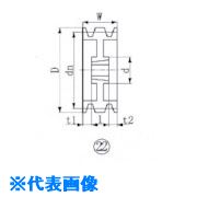 ■EVN ブッシングプーリー SPZ 224mm 溝数6 SPZ2246(5145716)[送料別途見積り][法人・事業所限定][掲外取寄]