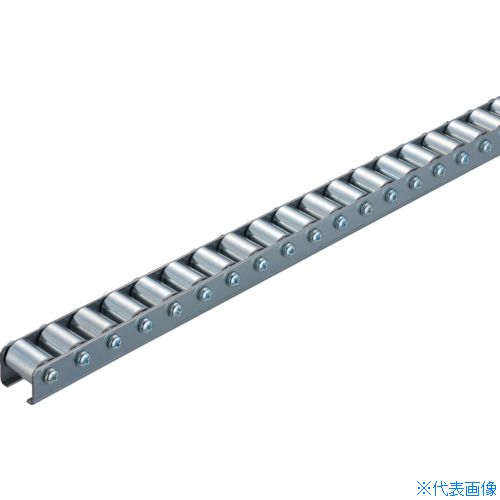 ■タイヨー 小径切削ホイールコンベヤ 20φX巾25mmXP25X機長2000mm TWM2025KLP252000L(5229347)[送料別途お見積り][法人限定][直送]
